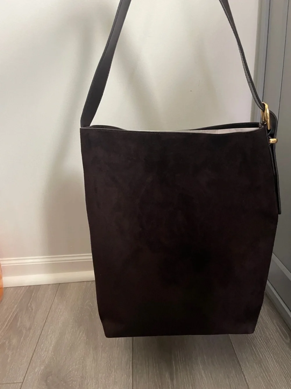 Madewell Suede Shoulder Tote - Picture 2 of 8